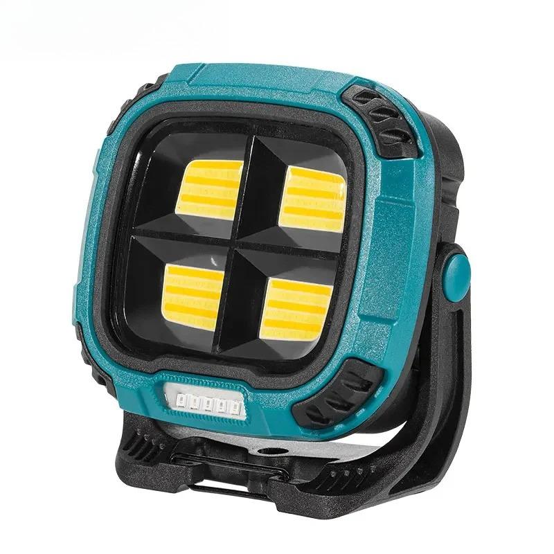 Hook Portable LED Flashlight Rechargeable Camping Hiking Fishing Light with Power Bank Strong Magnetic Adsorption Lantern