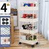 Miling 5-Tier Mobile Storage Cart