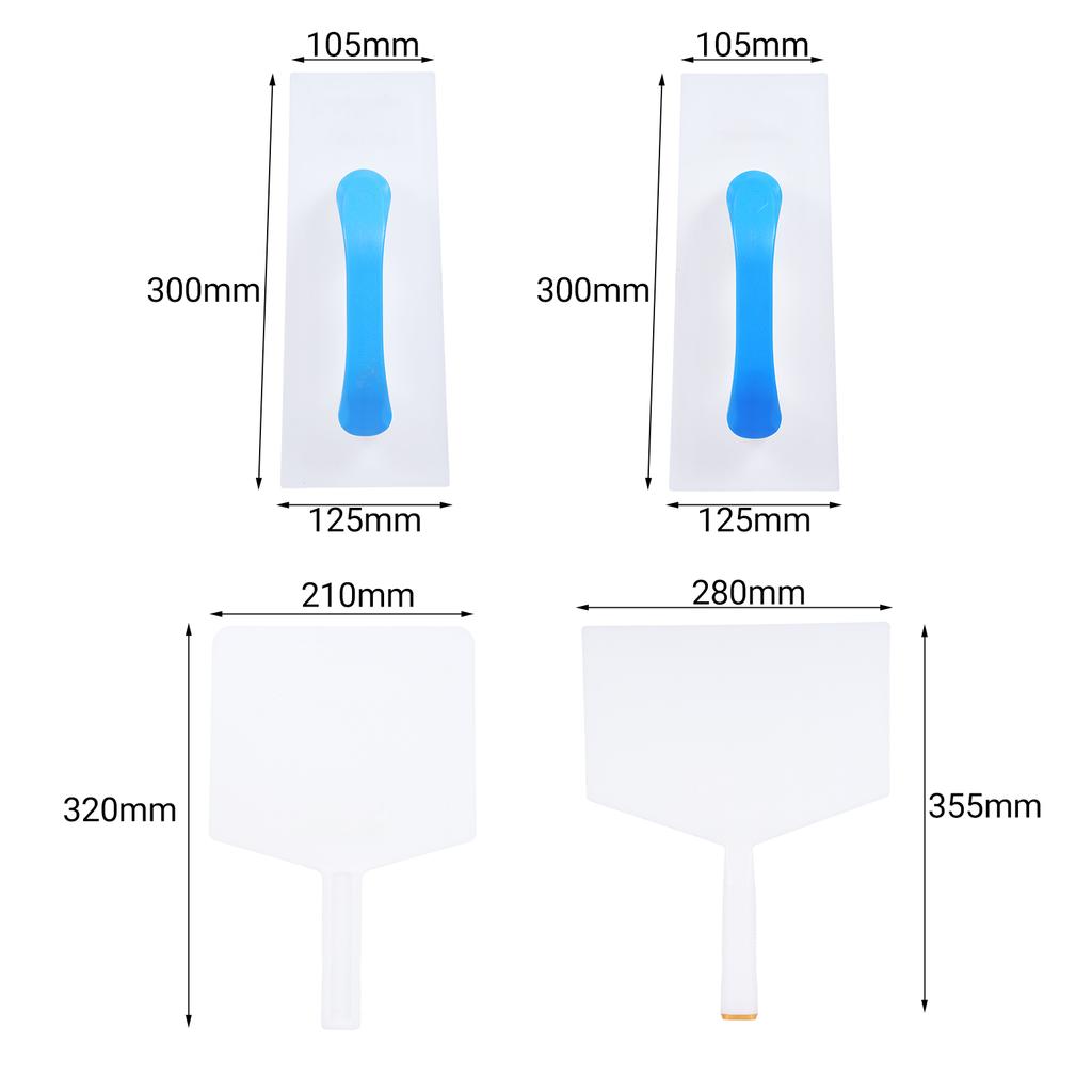 11Pcs Drywall Corner Tool Set Inside and Outside Corner Trowel Plastic Drywall Corner Scraper