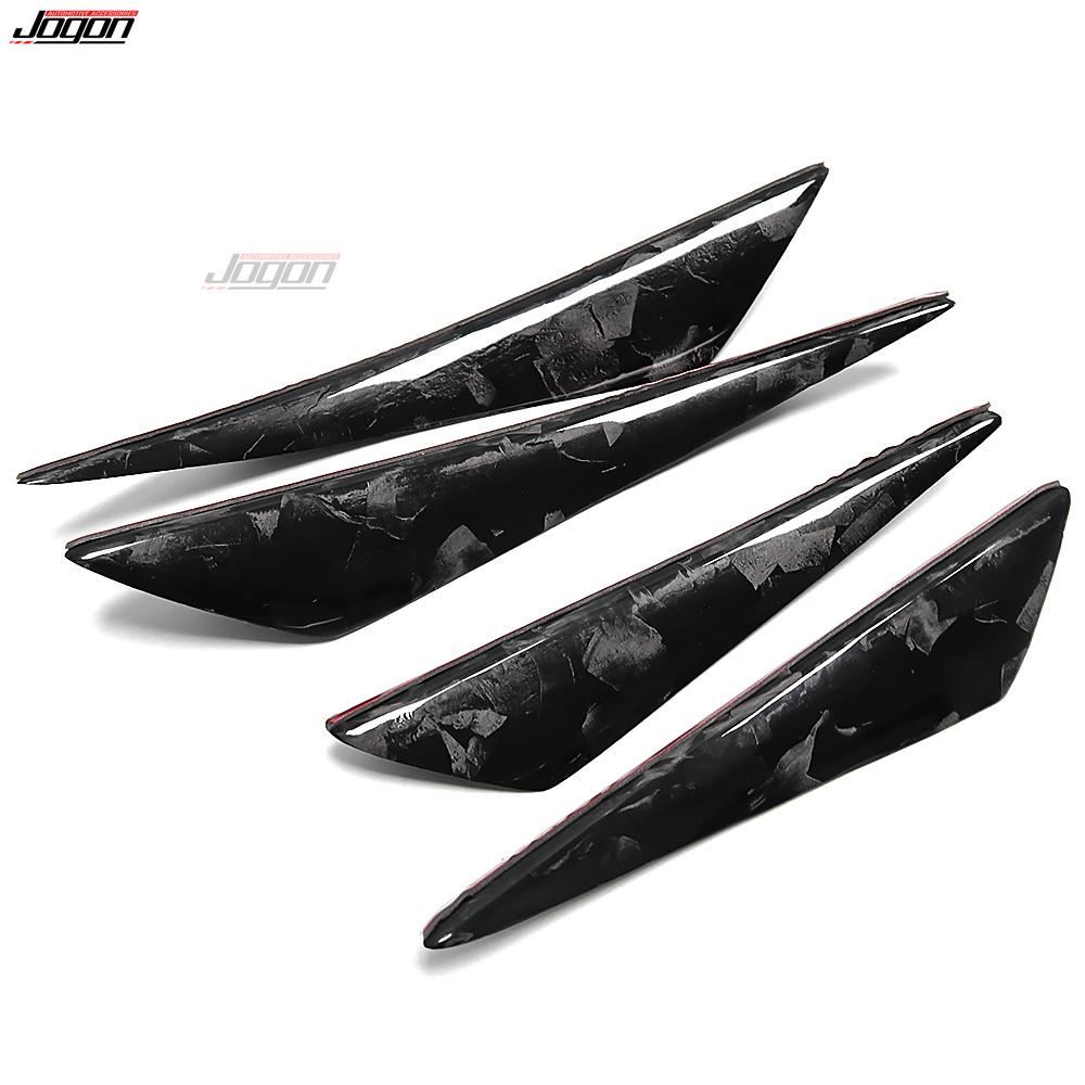 För BMW M2 E90 E92 M3 M5 M6 E93 F10 F12 F13 F16 F87 Tillbehör Kolfiber Framskärm Sidokanal Vingdelare