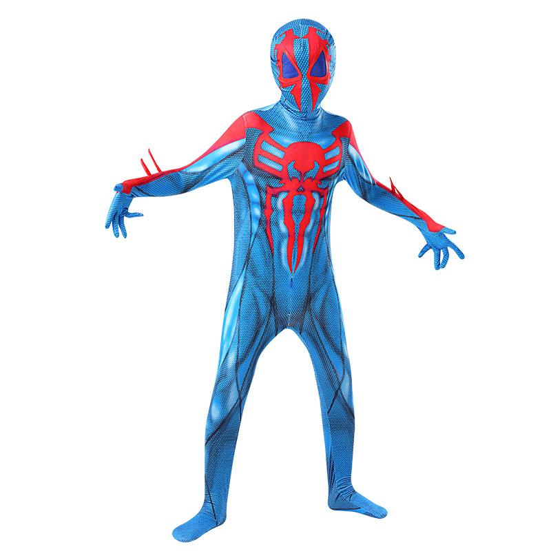 Spider-Man Bodysuit Hero Toby Adult Cosplay Costume Halloween Kids Muscle Spider Onesie