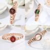 Gadi Elegant Womens Quartz Watch With Copper Chain Waterproof For Casual Daily Wear