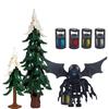 MOC Halloween Building Blocks Skeleton Army Knight Figures Flame Horse Medieval Vampire Furniture Assembly DIY Bricks Toys Gifts