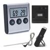Electronic LCD Digital Baking Kitchen Thermometer with Probe and Timer