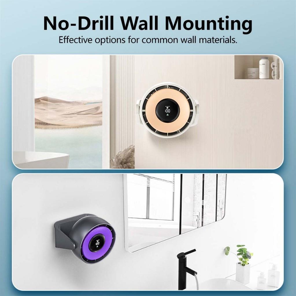Intelligent Desktop Air Circulation Fan Mini Portable Electric Fan Wireless USB Rechargeable Ventilation Fan