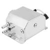 Aluminum Alloy Engine Oil Reservoir Oil Breathable Pot Exhaust Gas Catch Filter   Silver