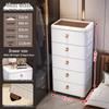 Handun Movable Plastic Storage Drawer Unit with Wood Top