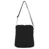 UNIQLO Fashion Minimalist Drawstring Closure Polyester Crossbody Shoulder Bag Mini Unisex bags Black 472032-09