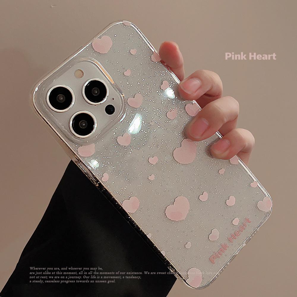 Creative Pink Heart Case for iPhone 17 iPhone 17 Pro Max