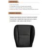 Left Driver Side Bottom Cloth Seat Cover For 07-14 Chevy Silverado 1500 2500Hd