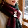 Decorative Alloy Pins Christmas Snowman Brooch, Lapel Pin with Rhinestones, Holiday Clothing Jewelry Badge for Sweaters Scarves Coats, Party