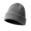 Unisex Seamless Knit Winter Hat: Warm, Large Brim, Ear Protection, Solid Color, Round Crown, Fits Large Heads.
