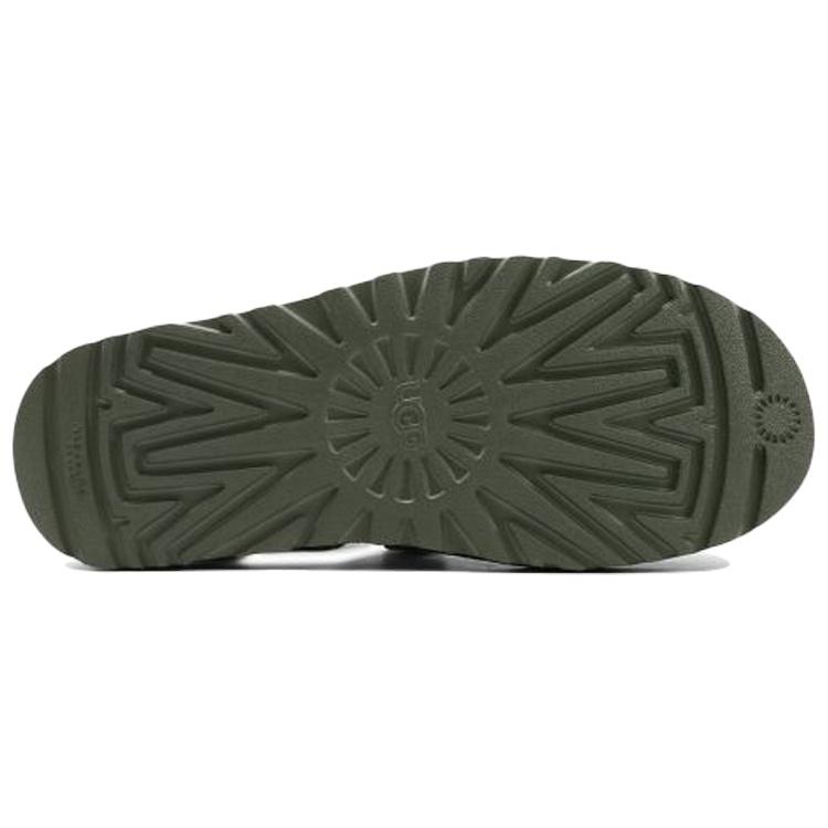 UGG Dune Fisherman Cowhide Green Sandals Men's 1102694-MSG