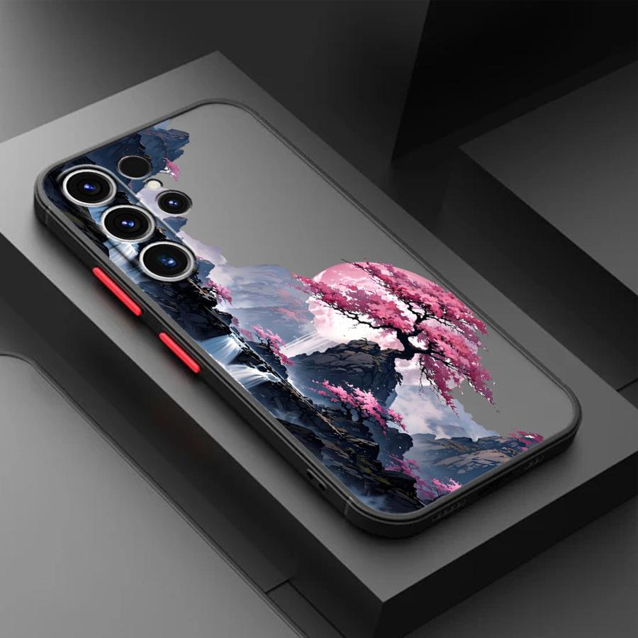 Creative Landscape Viewing Case for Samsung Galaxy S26 Note 20 Ultra 10+ S21 S23 FE S24 Plus S20 FE S25 Ultra S22 Funda Back