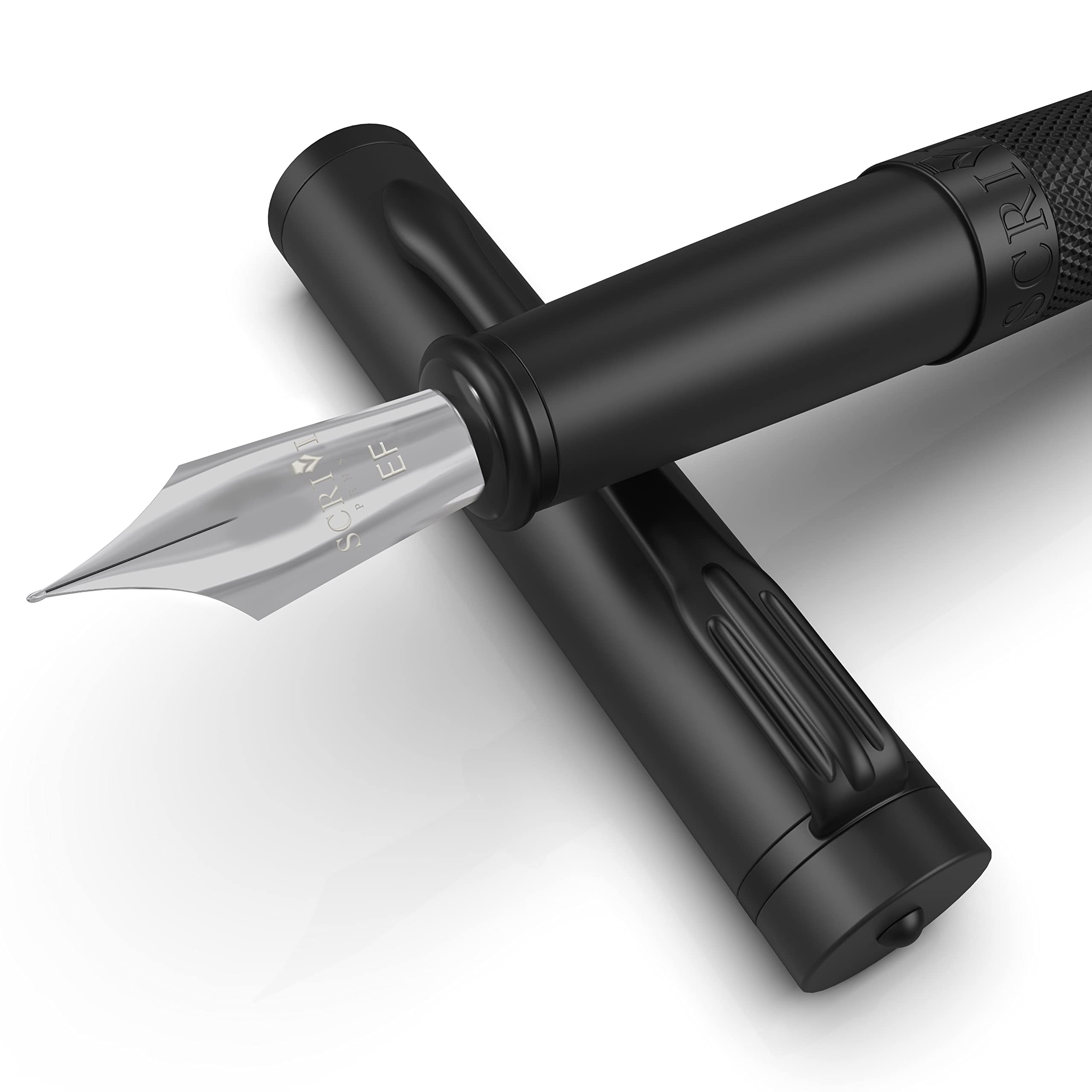 

Перьевая ручка Scribipen Fine Artistry Gift, сменный стержень из 2 чернил, ручка для гладкого письма, унисекс, набор, [дополнительный наконечник], коллекция, футляр. картриджи, конвертер,