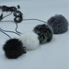 Audio Black Outdoor Microphones Lapel Mic Windscreen Lavalier Furry Wind Muff Microphone Windshield