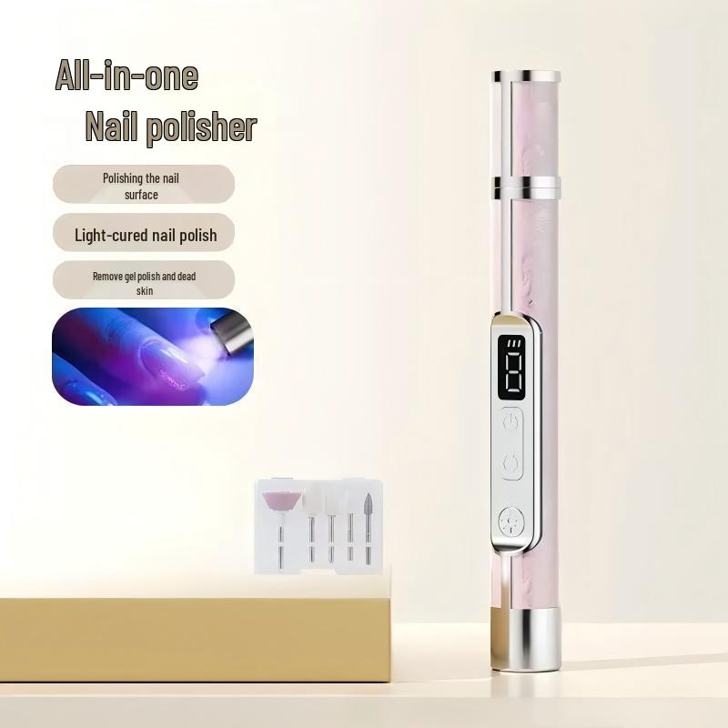 Portable Rechargeable Nail Grinder & Polisher - Professional Manicure Tool for Dead Skin Removal