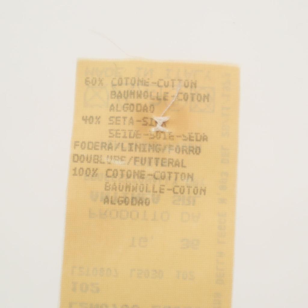 Emporio Armani 90s Made In Italy Old Midi Length Tight Skirt 36 Ivory Women Used