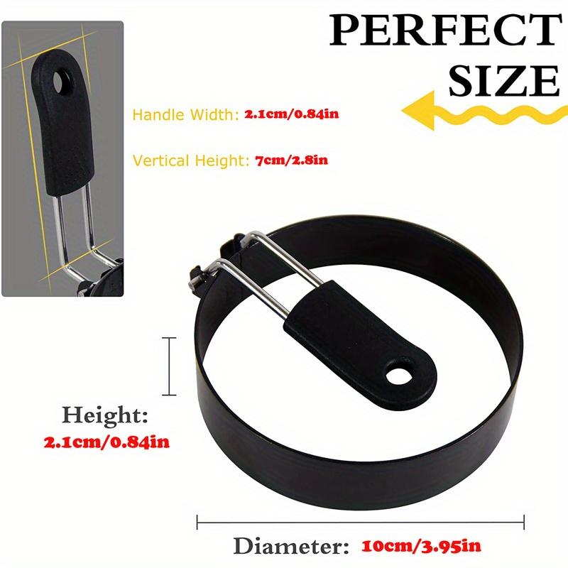 4 szt. Pierścieni ze stali nierdzewnej do omletów, Formy do naleśników do smażenia jajek i omletów, Gadżety kuchenne, Przybory kuchenne