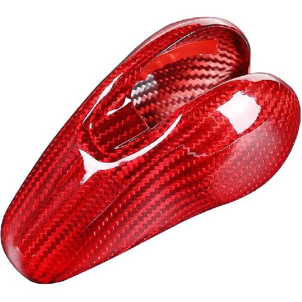 TOYCIDFG Car Gear Shift Knob Cover Trim Compatible with Porsche Macan 2014-2021 Panamera Cayman Boxster 718 911 Auto Interior Accessories Decals (Red