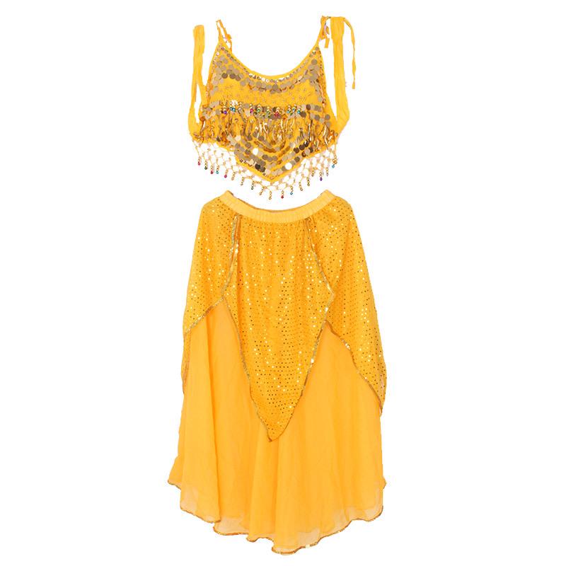 Women's Adult Belly Dance Costume Set - Little Chili Bra & Skirt