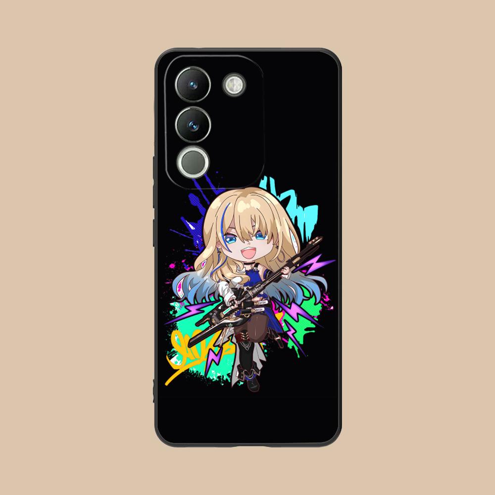 HSR Serval Mattes TPU Handyhülle für VIVO V60 V50 V40 V30 V29 V27 V25 V23 Pro Lite 5G Bunter Druck Cover