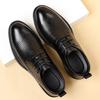 Leather Shoes Men's Summer 2025 Hollow Breathable Business Dress Casual Shoes Trend Hole Derby Shoes