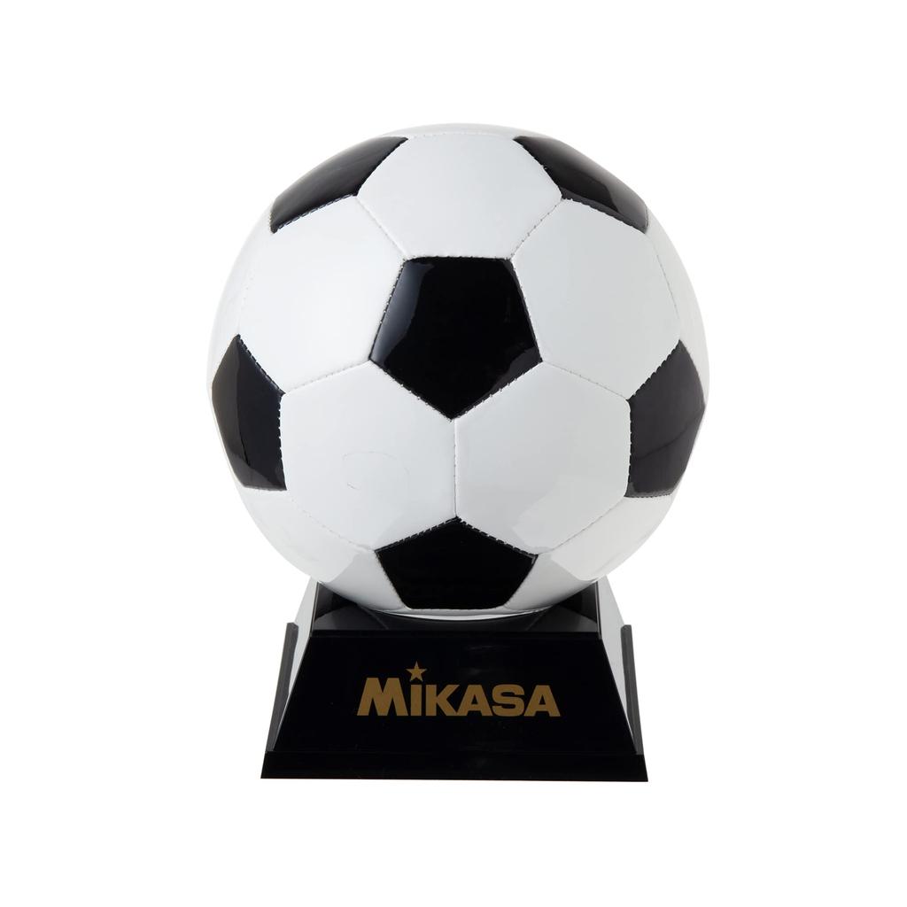 MIKASA Soccer Mascot Ball display (with stand) White/Black PKC2-W/BK