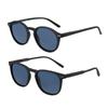 ZENOTTIC 2 Pack Polarized Sunglasses for Women Men Vintage Round and Square Frame UV Protection Shades Driving Sun Glasses