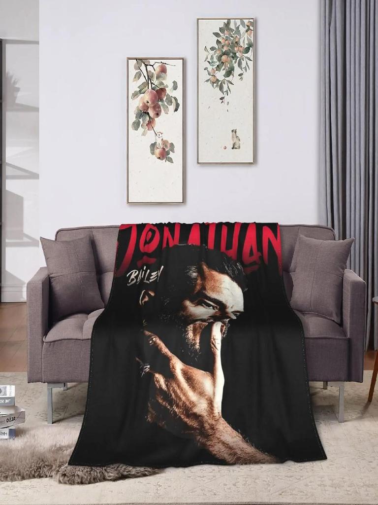 Cool Jonathan Bailey Blanket Soft Warm Street Trend Plush Throw for Couch Bed Flannel Bedspread Cover for Boy Girl