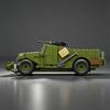 Infantry Division Tank 4×4 Armored Vehicle M3 Reconnaissance Vehicle Assembly Model Building Blocks Car 3D Toy