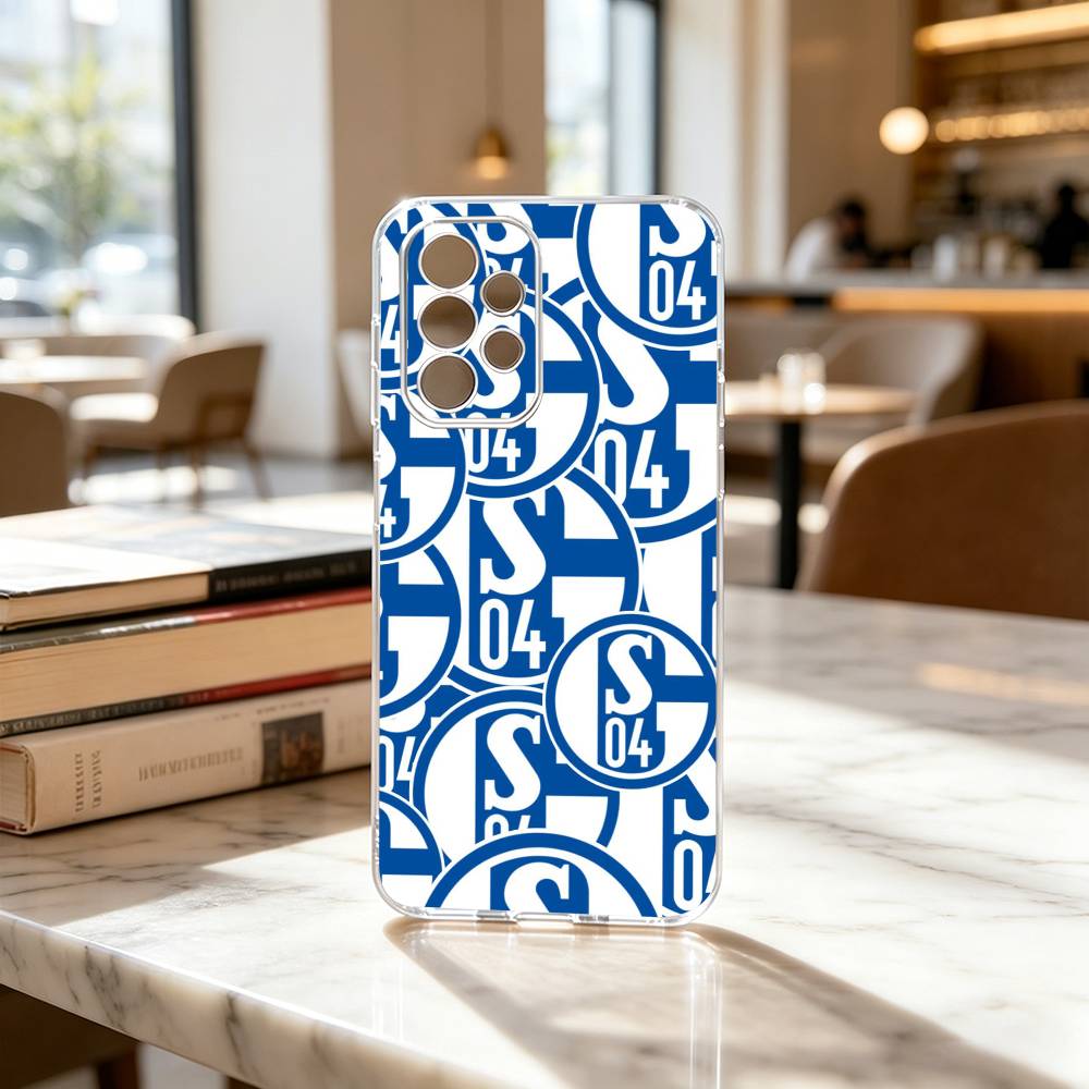 S-Schalke S04  Phone Case For Samsung S25,S24,S21,S22,S23,S30,Ultra,S20,Plus,Fe Transparent Cover