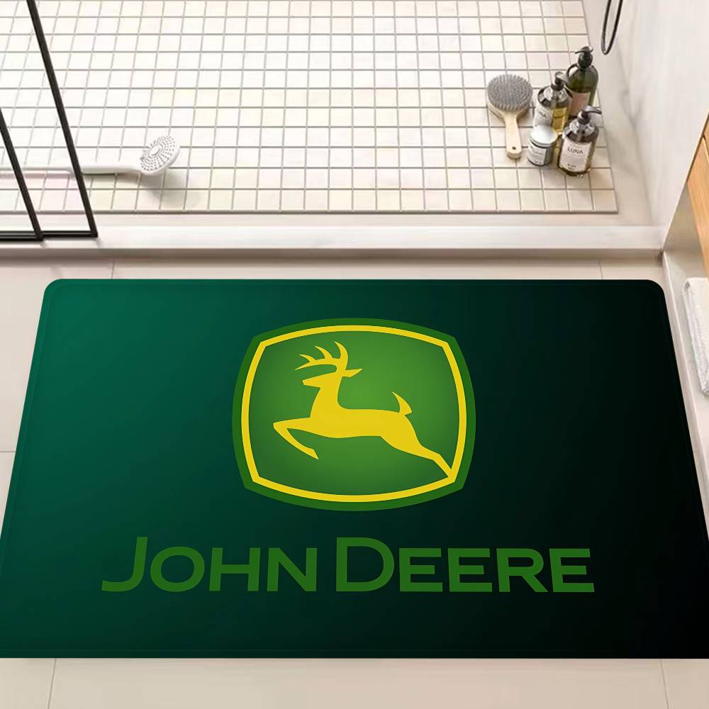 Marca Agrícola J-John D-Deere Felpudo Lavable Antideslizante Sala de Estar Sofá Sillas Alfombrilla para Zona Alfombra de Área para Puerta de Cocina