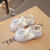 New Summer Girls Closed-Toe Princess Sandals, Soft Sole Fashion Anti-slip Versatile Casual Sandals for Little & Middle Kids