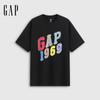 Gap Unisex Logo Print Loose Fit Short Sleeve T-Shirt