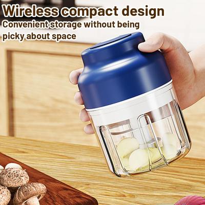 250/350ML Elektrischer Knoblauchschneider GemüseSchneider Fleischwolf Kinderküchenwerkzeuge Helfer Küchenmaschine Küchenmixer T4R0