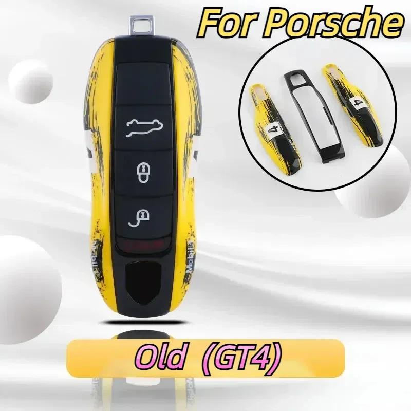 Interior Mouldings Multiple Painting For Porsche Cayenne 718 MACAN Panamera 911 Macan Boxster Cayman Remote Car Key Case Replace