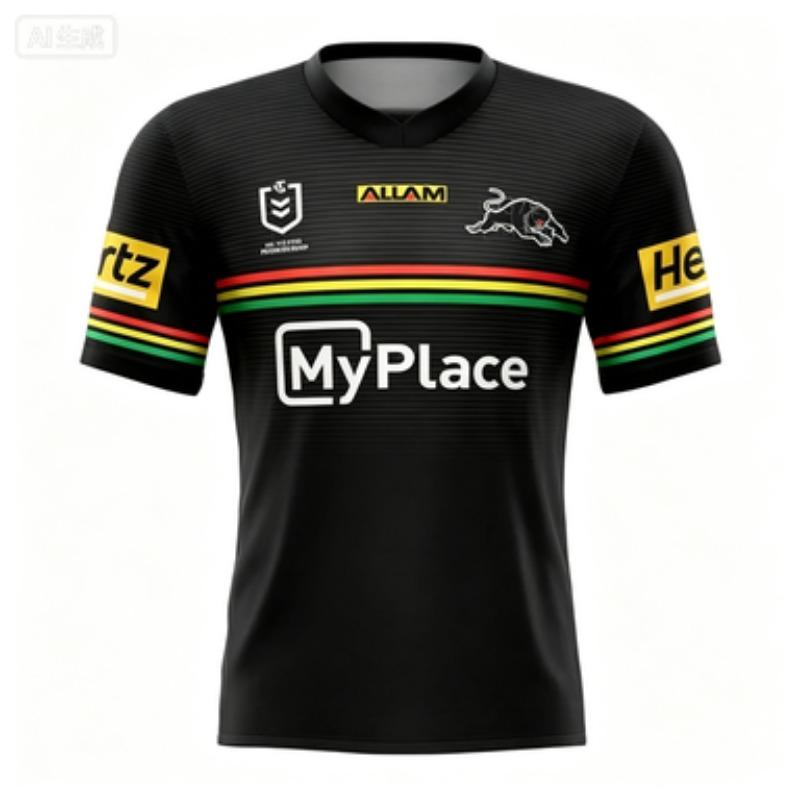 2026 NRL Olivový dres Rugbyové dresy Tréninkový oblek 3D tištěný Letní sportovní Prodyšný Rychleschnoucí Tenký Rodinné tričko