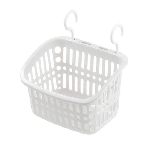 Hangable Storage Basket Bathroom Hanging Basket Household Plastic Kitchen Bathroom Bath Basket Storage Basket Wall Hanging Basket