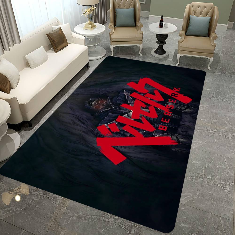 BERSERK Door Mat Washable Non-Slip Living Room Sofa Chairs Area Mat Kitchen Doormat Area Rug