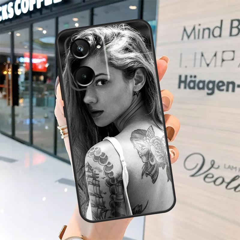 

Sexy Sleeve Tattoo Girl Case For Realme 15 14 13 12 11 Pro Plus GT6 GT7 Pro C55 C51 C35 C53 C61 C65 C67 C63 C71 C75 Realme 10 4G