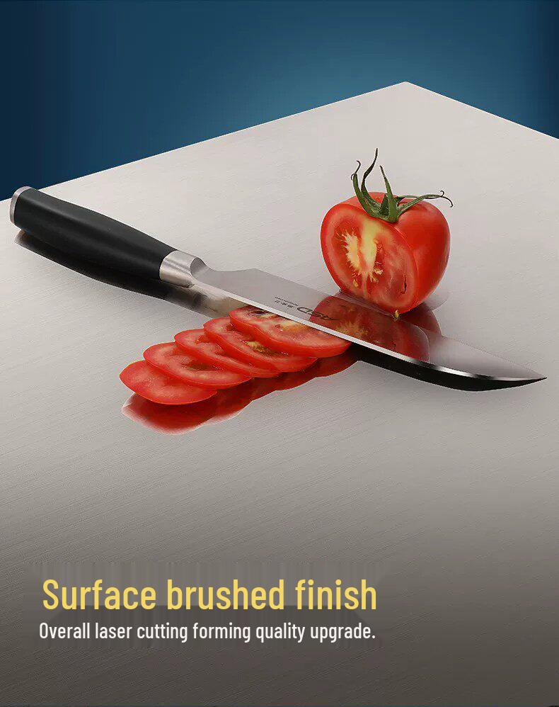 Stainless Steel Double-Sided Anti-Mold Antibacterial Cutting Board with Non-Stick Surface