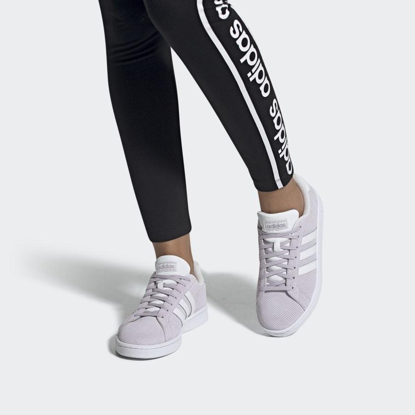 Adidas Neo Grand Court 'Purple Pink' Women's EE7476