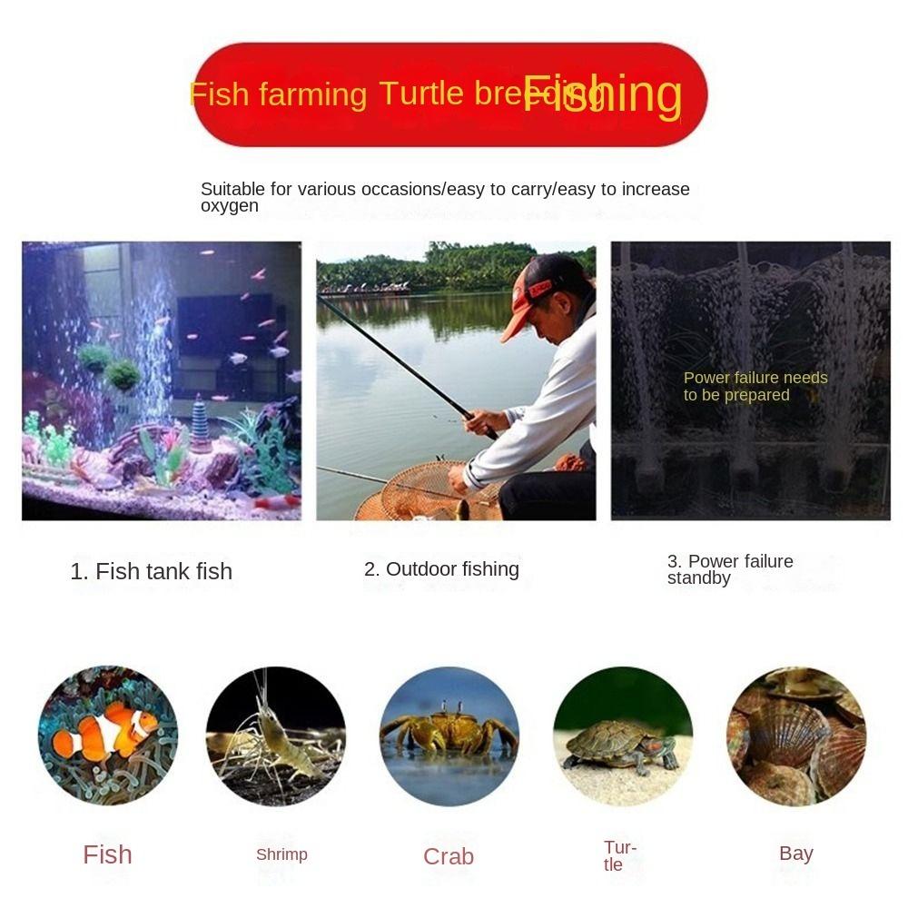 USB Charging Aquarium Oxygen Air Pump Ultra Quiet Oxygen Aerator Air Compressor Aerator  Aquarium