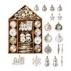 70% Painted Christmas Decorative Christmas-shaped Christmas Tree Ornaments, Electroplated Christmas Ball Set