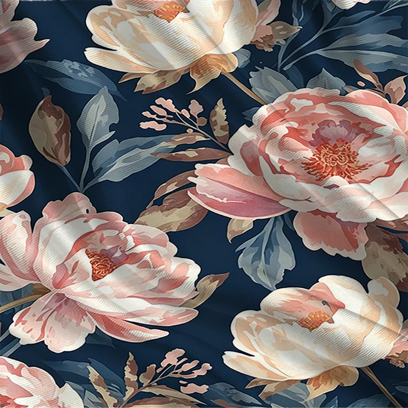 Women's Ins-Style Floral Print Short Sleeve T-Shirt Soft, Comfortable, Versatile for Daily Casual Wear