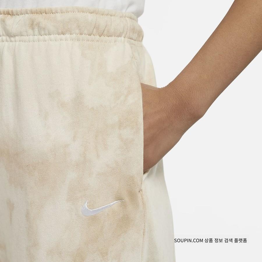 Nike Knitted Logo Loose Tie-Dye Sports Pants Women Pants Beige DM6715-126