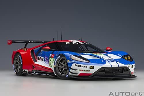 AUTOart 1/18 Scale Scale Model 81912 Ford GT 2019 #68 Le Mans 24 Hours LMGTE Pro Class Blue/White/Red