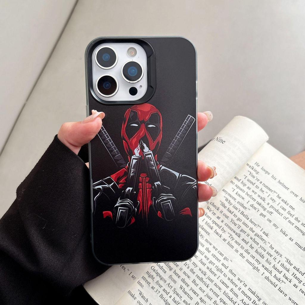Deadpool Apple iPhone 15/14/13/7/16 Pro Max Soft Case - Hot Seller for Couples