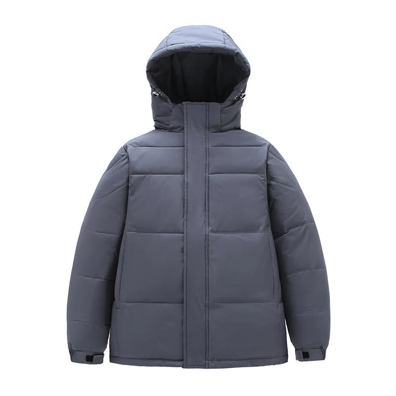 

Мужская модная брендовая теплая куртка-пуховик из графена для пары, зимнее модное свободное пальто 5XL серый